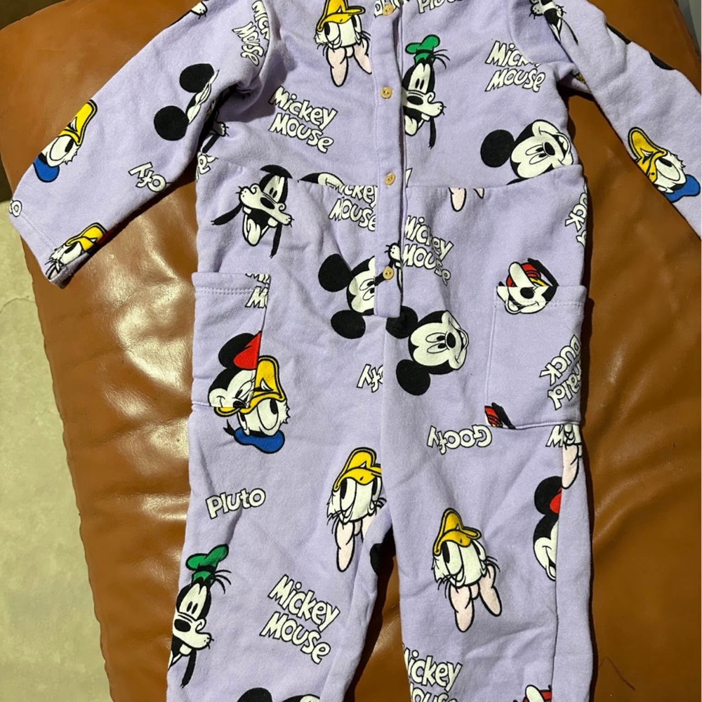 Disney Mickey Mouse Kids One Piece - Purple (12-18m)